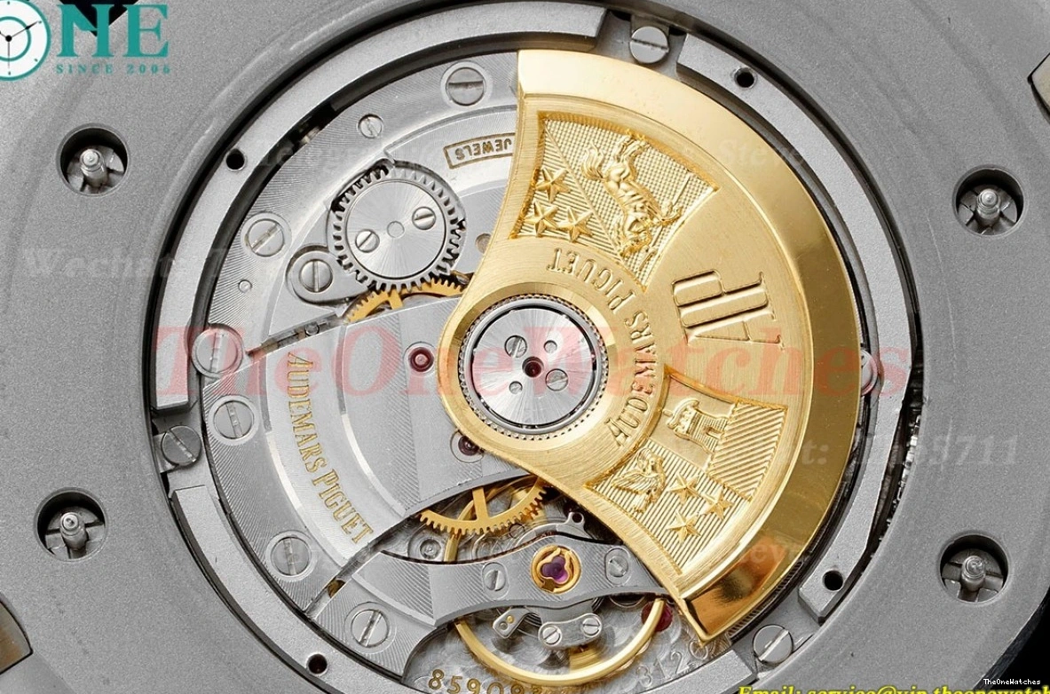 Oak RU SS Dial 15710 Clone Super Offshore Diver White Royal 42mm SA3120 APSF 0411